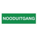 Nooduitgangbanner